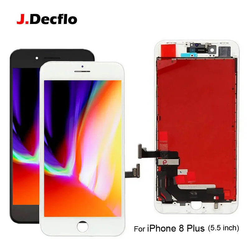 

For iPhone 8 Plus LCD Display Touch Screen Digitizer Full Assembly Replacement with 3D Touch AAA Quality + Gifts