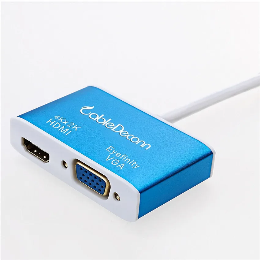 Thunderbolt 2 Mini DisplayPort to HDMI 4K VGA адаптер DOCK в 1 кабель для Mac MacBook Pro Air Surface Pro| |