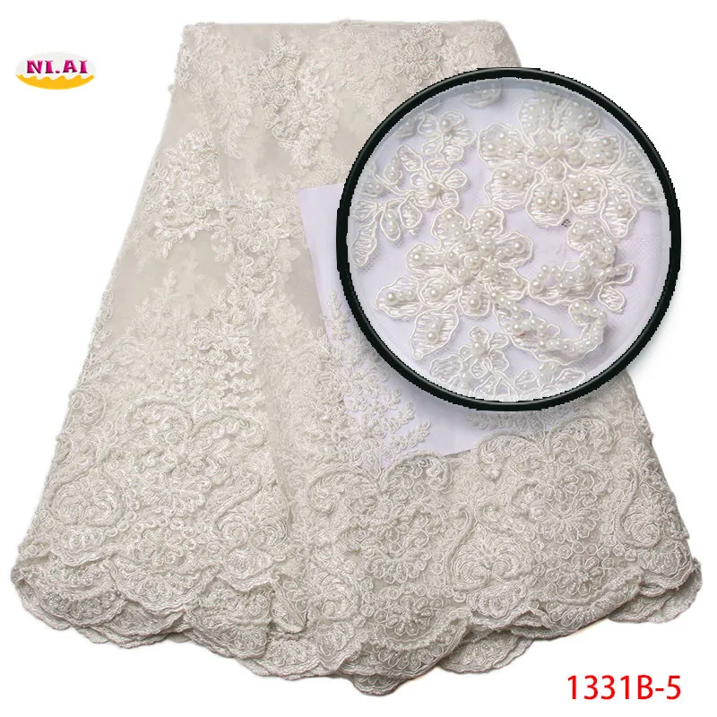 

Royal blue lace African Lace Fabric 2018 High Quality Handmade Lace Pink Gold Embroidered Lace Fabric For Wedding DressNA1331B-3