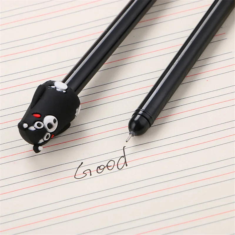 Милые Kumamon гелевые ручки Kawaii картонные Животные медведь Школа Офис магазин