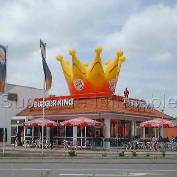 

Custom giant 10ft inflatable crown model replica