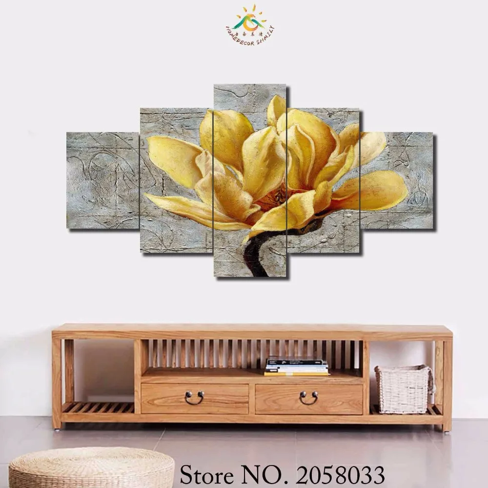 

4 Pieces/set Home Decor Picture The beautiful butterfly and orchid Canvas Print Painting Wall Art Painting Artwork Unframed
