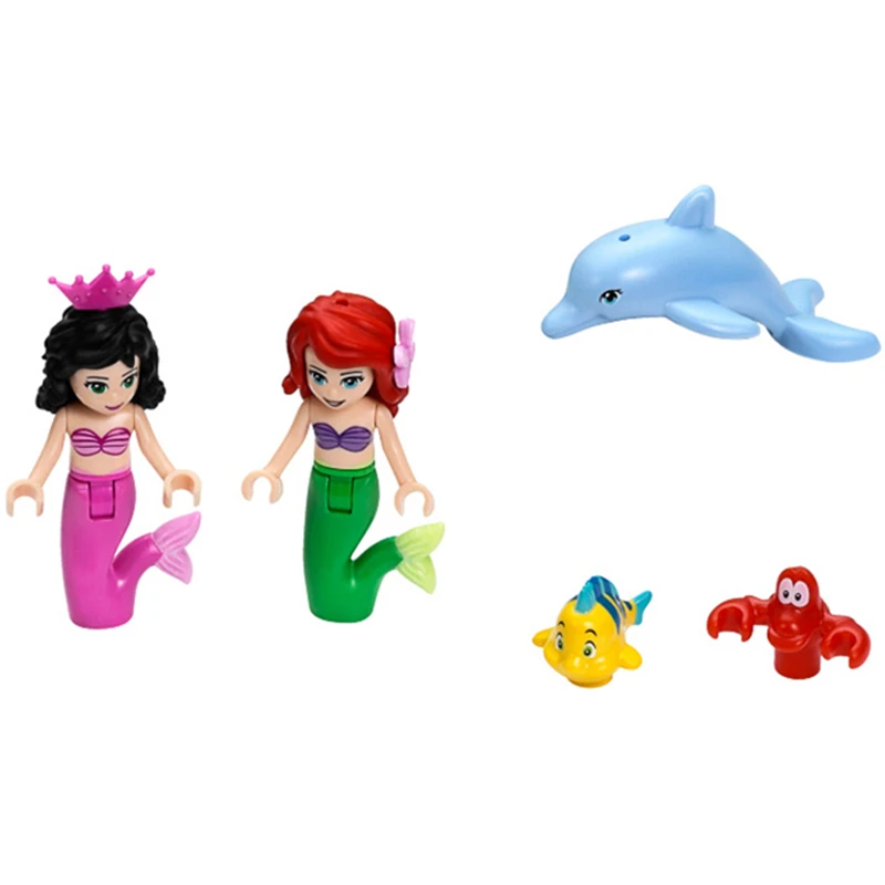 402pcs Princess Undersea Palace Girl Legoings constructor Building Blocks Bricks Toys Children Kids Christmas Gifts 402pcs Princess Undersea Palace Girl Legoings constructor Building Blocks Bricks Toys Children Kids Christmas Gifts