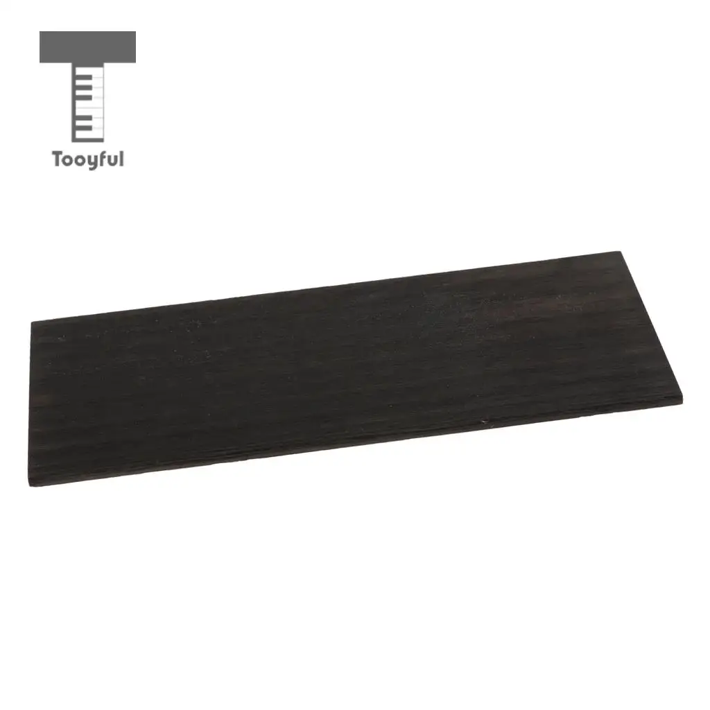 Guitar Wood Headplate Veneer Headstock for Luthier Parts Accessories Black
