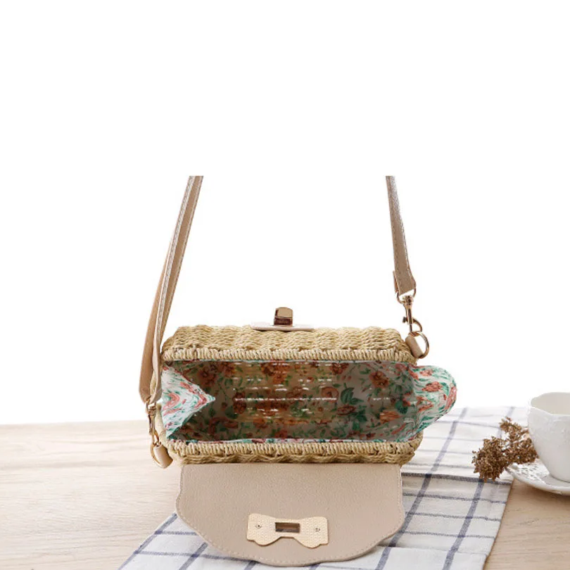 Della Crochet Boemia Donne Di Borsa light Brown Borse Bow Spalla Sacchetto Crossbody Estate Intrecciata Per Brown Handmade Paglia green Spiaggia Le Hollow Cestino Out Feminina xE0Tqq5vYw