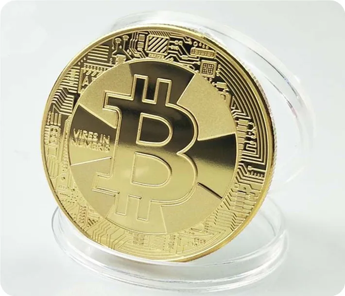 Позолоченные 2017 Биткоин Litecoin Ripple Dash Coin памятные монеты художественная коллекция