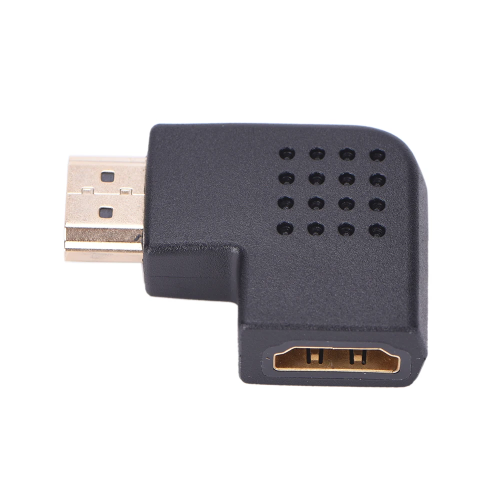 Левый угол 90 градусов штекер-гнездо 1080P HDMI HDTV адаптер конвертер соединитель |