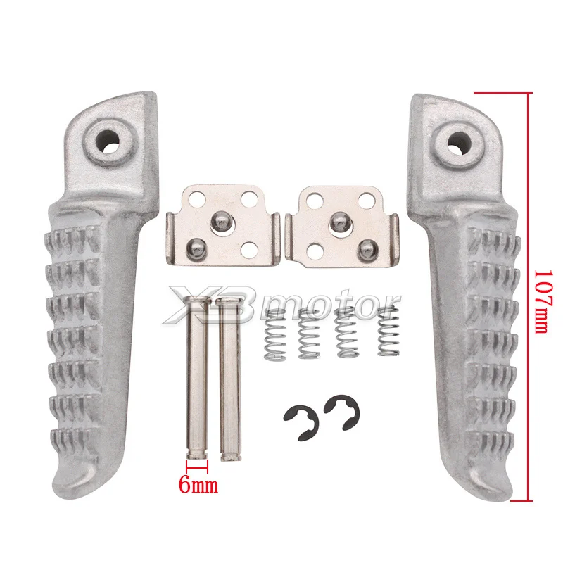 Мотоцикл Задняя подножка подножки для Kawasaki Ninja ZX6R 9R 10R 12R ZX636 EX650 ER6F ER6N 650R Z750 1000 1000SX ZZR1200 1400