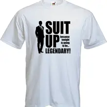 SUIT UP How I Met Your Mother HIMYM Barney Stinson качество новинка футболка новые