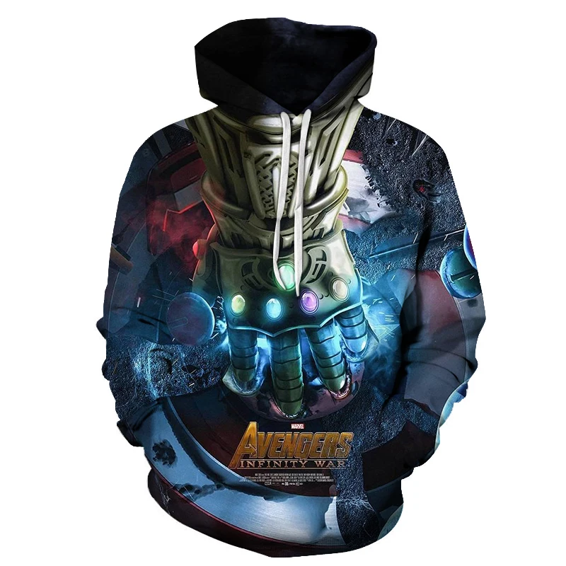Men Women Avengers Endgame Realm Cosplay Hoodies 3D Pullover Sweatshirt Quantum Realm Superhero Zipper Jacket Costumes wholeasle