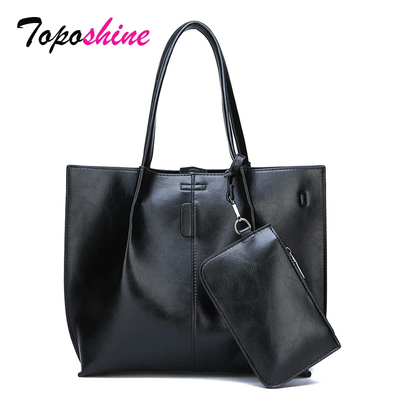 

Toposhine Personality Two-Piece Composite Bag Ladies Handbag Winter New High Quality Fashion Casual Wild Shoulder Messenger Bag