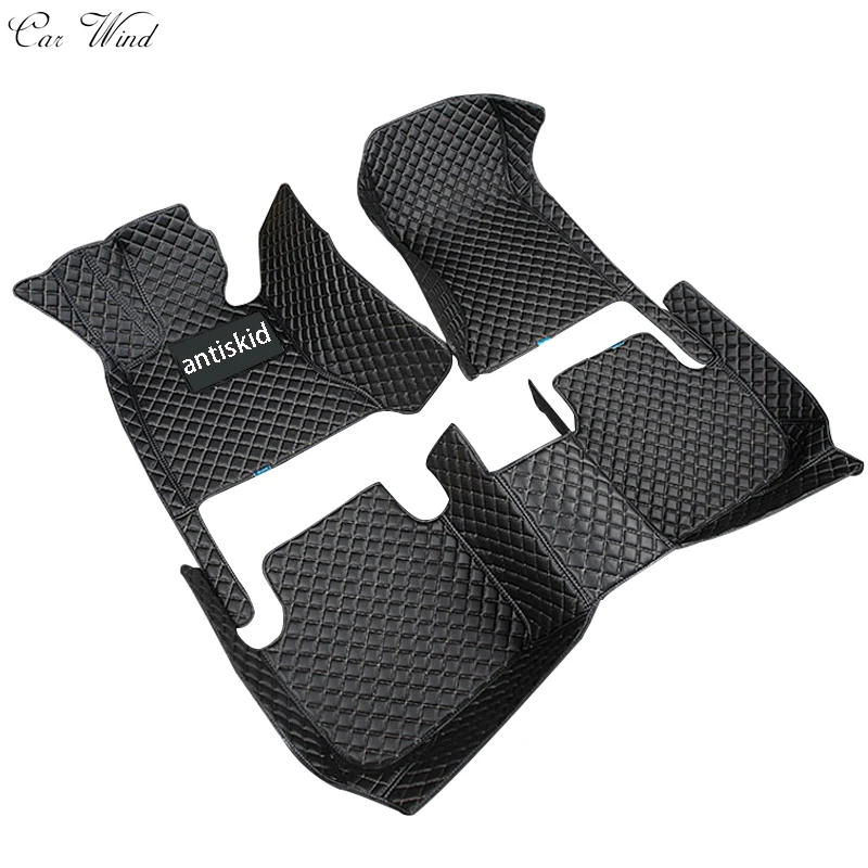 Car wind leather car floor mat for Toyota Land Cruiser 200 Prado 120