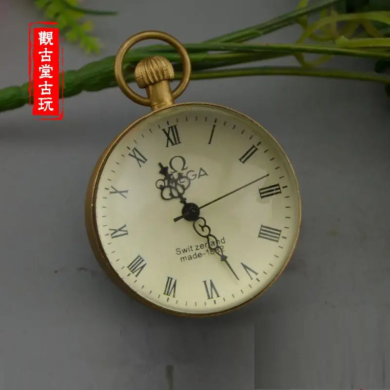 

Collection process gifts pure copper crystal table crystal crystal return watch ball table