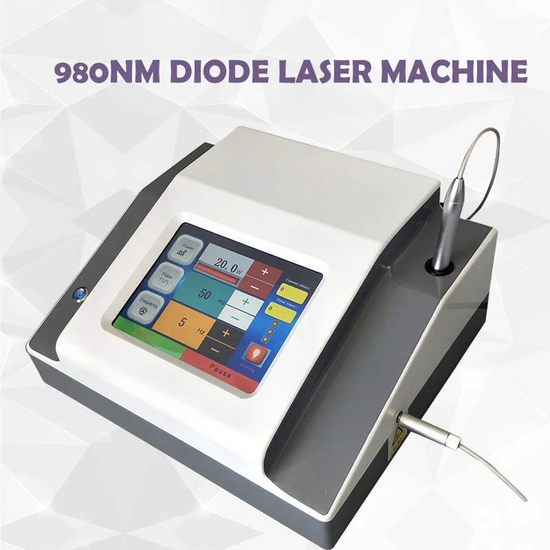 

Portable 980nm spider vein removal machine diode laser vascular therapy machine