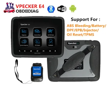 

VPECKER E4 Multi Functional Tablet Diagnostic Tool Wifi Scanner cover powerful diagnostic function support 23 languages