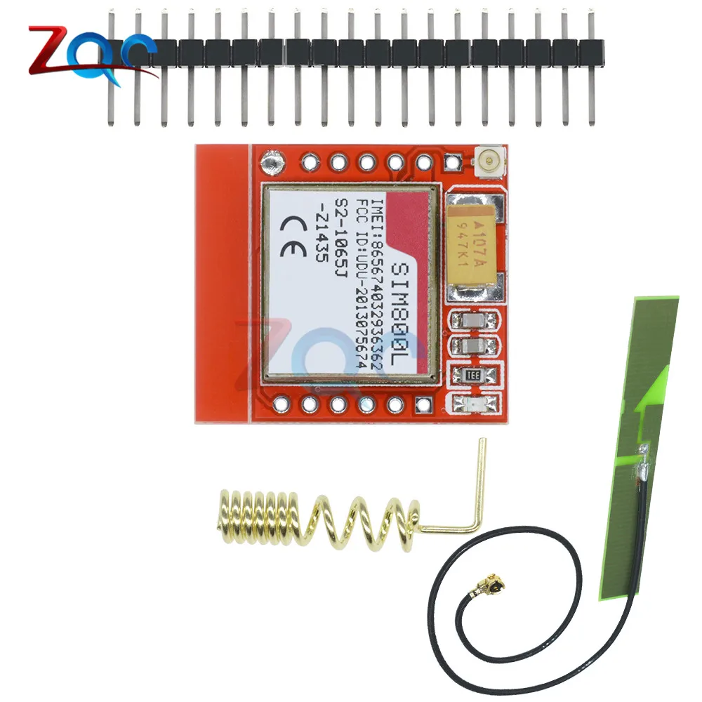 SIM800L GPRS GSM модуль микро sim-карта ядро четырехдиапазонный ttl последовательный порт антенна PCB беспроводной wifi плата для Arduino смартфон