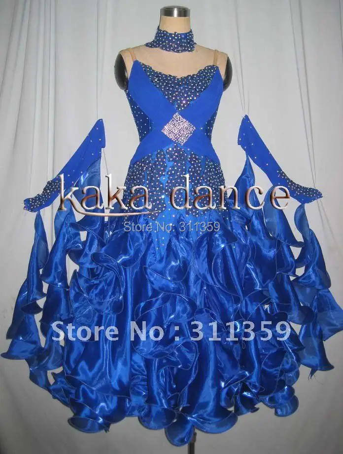 Бесплатная доставка, 100% новый конкурс бальных Стандартный платье (каждый цвет, ecah размер)-kaka-b210