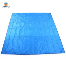 AOTU 215x215 см Коврик для кемпинга пляжное одеяло складной Сверхлегкий Водонепроницаемый Спальный Коврик для кемпинга пикника с сумкой 210T Оксфорд