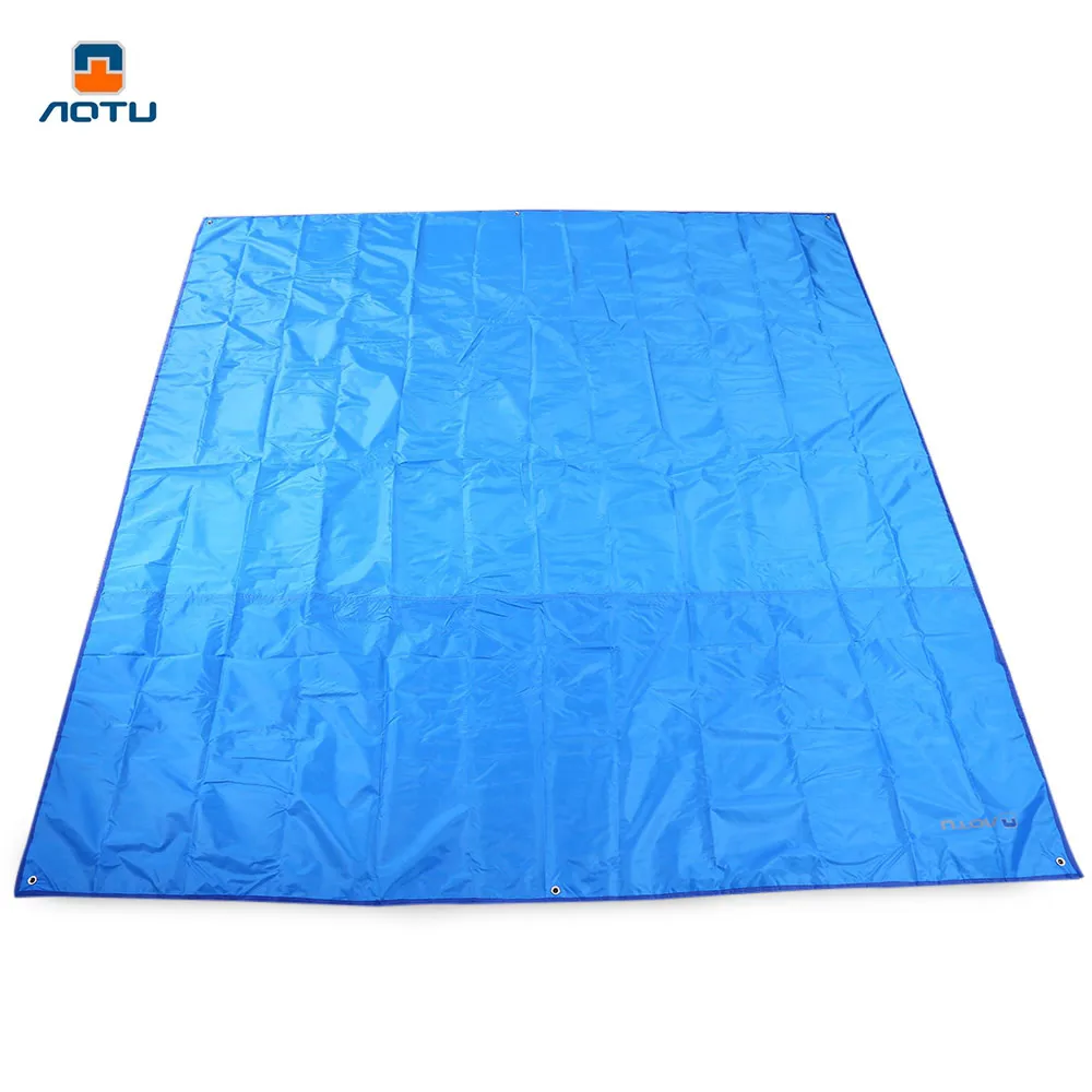 

AOTU 215x215cm Camping Mat Beach Blanket Foldable Ultralight Waterproof Sleeping Pad For Camping Picnic With Bag 210T Oxford