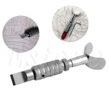 Регулируемые DIY ручные роторные инструменты для резьбы по коже поворотный нож лезвия инструменты