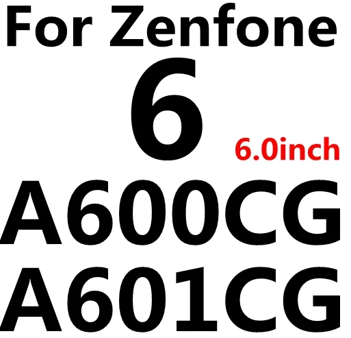 С уровнем твердости 9H закаленное Стекло для Asus ZenFone MAX C 6 GO 2 4 лазерных ZE500CL ZE551ML ZC451CG A450CG A400CG A501CG селфи ZC500TG ZE601KL 451 - Цвет: A601CG