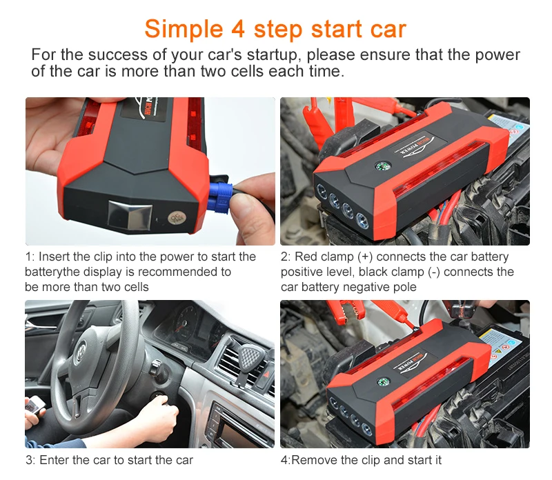 Автомобильный Rover Jump Starter 26000 мАч аварийное портативное зарядное устройство для автомобиля автомобильный стартер 12 В мини портативный многофункциональный для 3.0L дизельный