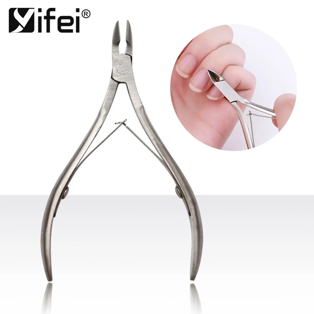 

YIFEI Newest Cuticle Scissors Acrylic UV Gel Nail Clippers Cutter False Nail Tips Cutting Nails Tool Manicure Beauty Tools