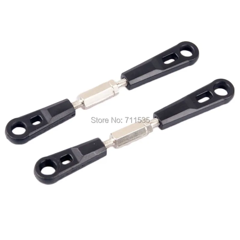 

2pcs Plastic HSP 08042 06016 106017 Front Rear Linkage Servo Link Pull Rod For 1/10 94188 94108 Flying Fish Buggy Truck RC Cars