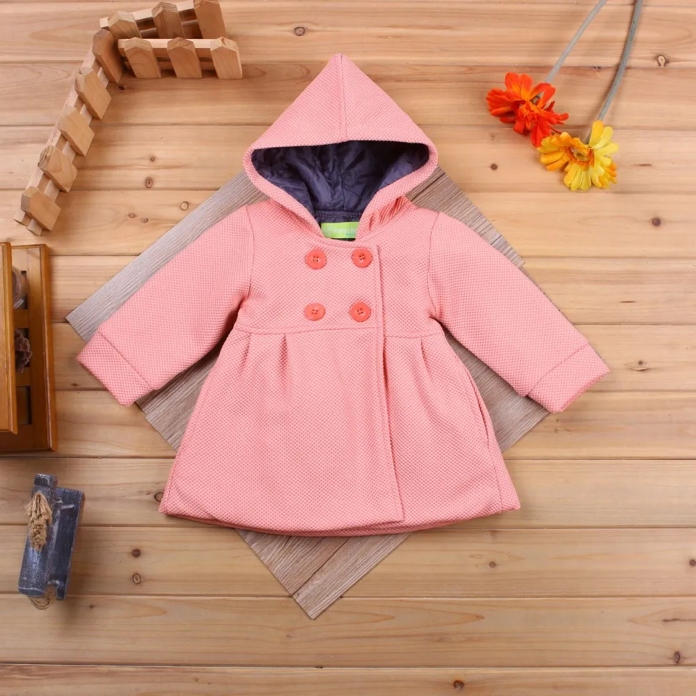 ; новое пальто для маленьких девочек; теплая зимняя детская верхняя одежда розового цвета; Тренч; модная детская одежда; опт и розница
