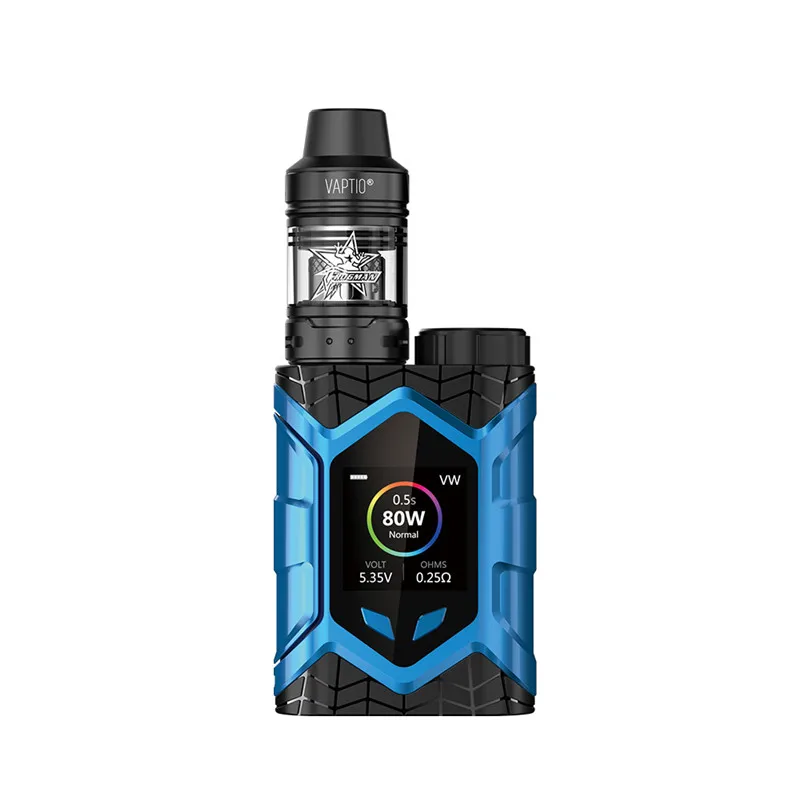 Electronic Cigarette Vaptio Wall Crawler Kit 80W FROGMAN RDA/RDTA Tank 2.0ML Firmware Upgradeable vaporizer TCR 1.3 inch Screen Electronic Cigarette Vaptio Wall Crawler Kit 80W FROGMAN RDA/RDTA Tank 2.0ML Firmware Upgradeable vaporizer TCR 1.3 inch Screen