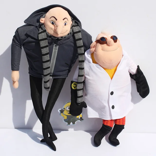 New Plush Toys Gru & Doctor Nefario Soft Stuffed Doll Toys Collectible
