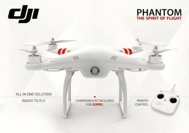 

DJI Phantom 2 RC RTF Quadcopter GPS Drone+ DJI H3-2D GoPro Gimbal Ready to fly