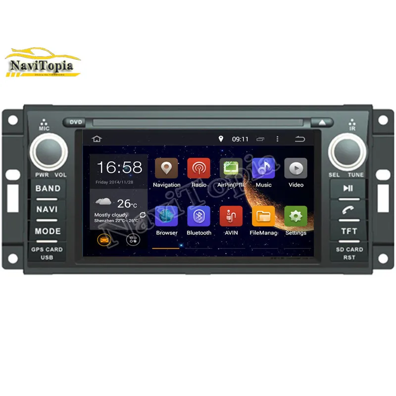Best NAVITOPIA 4G RAM 64G ROM PX6 Six Core Android 9.0 Car DVD Radio Multimedia Player GPS Navigation for Jeep Commander for Wrangler 0 Best NAVITOPIA 4G RAM 64G ROM PX6 Six Core Android 9.0 Car DVD Radio Multimedia Player GPS Navigation for Jeep Commander for Wrangler 0