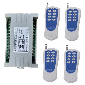 

AC 220V 10A 8 CH 8CH Wireless Remote Control Switch System Remote Light Lamp Switch Relay Radio Receiver Transmitter 315 433 MHz