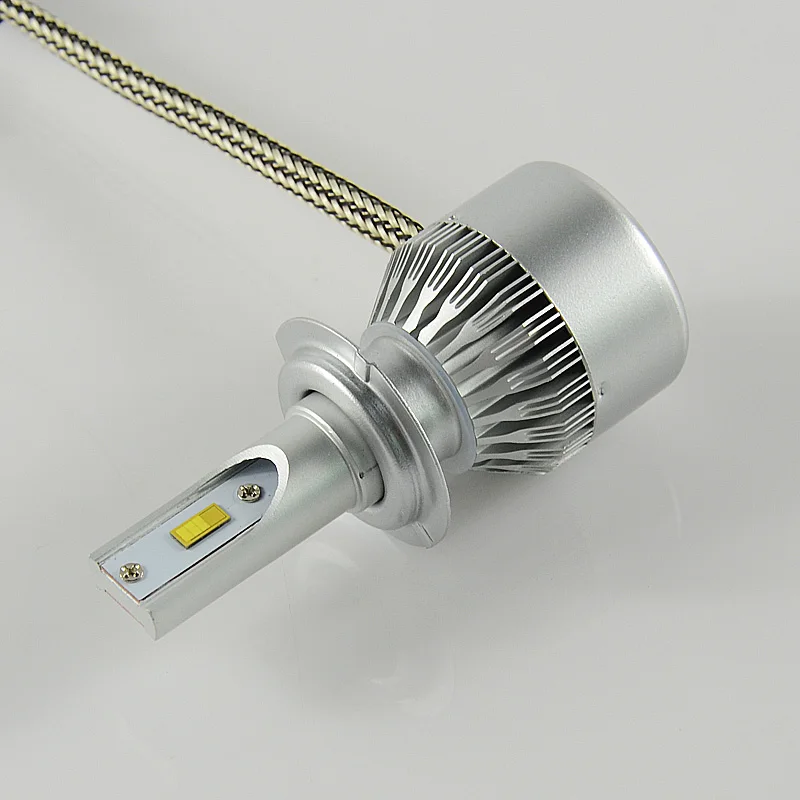 C6f 2 шт. автомобиля Фары для 72 Вт 7600lm LED Лампочки H1 H3 H7 9005 9006 H11 H4 H13 9004 9007 автомобилей