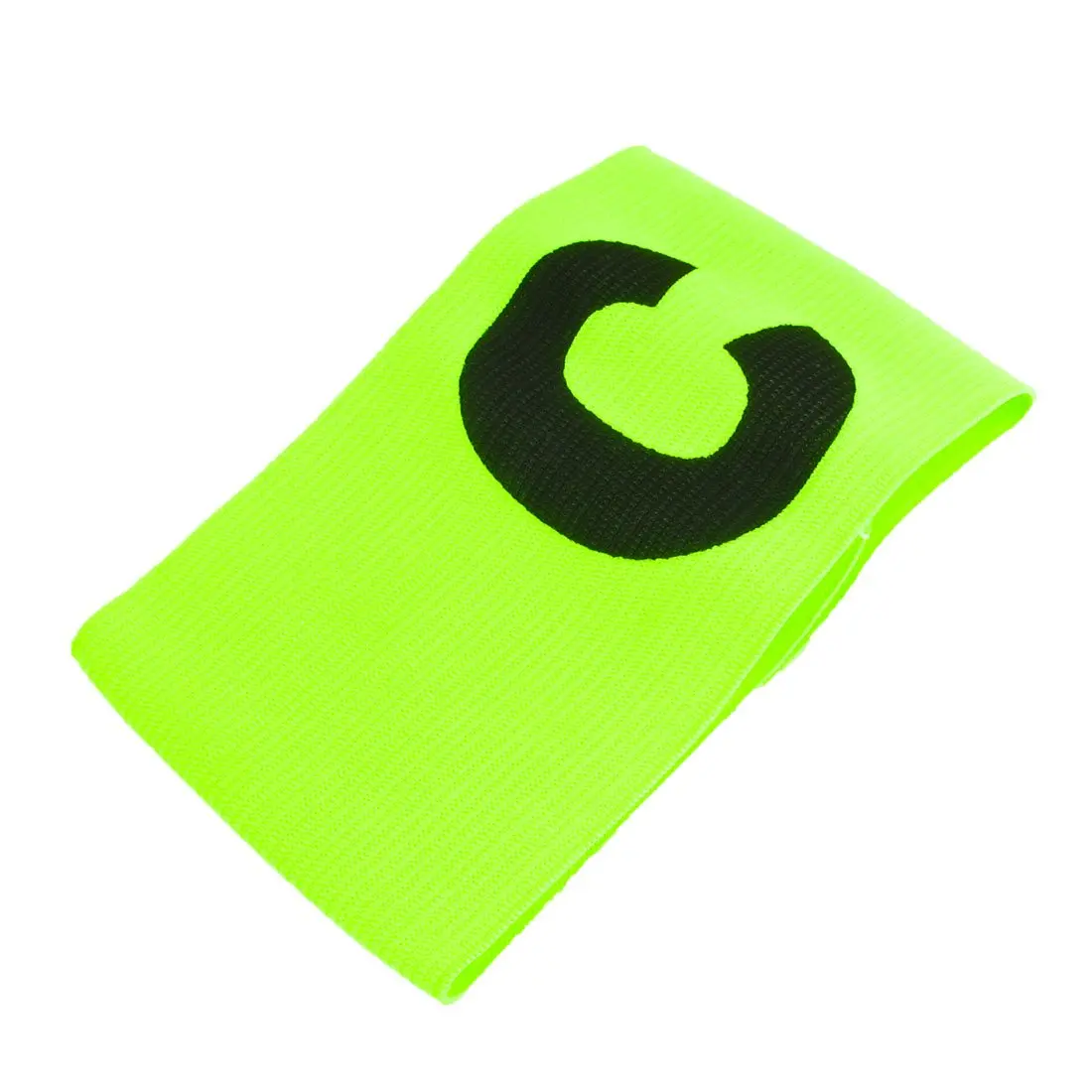 Флуоресцентные зеленые Регулируемый Футбол нарукавная повязка футбольного капитана повязку