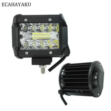 Best Offers ECAHAYAKU 1x 4Inch 60W LED Work Light Bar Combo Offroad Motorcycle Foglights Light Bar For Pickup 4WD 4x4 ATV UTV SUV Jeep Truck Best Offers ECAHAYAKU 1x 4Inch 60W LED Work Light Bar Combo Offroad Motorcycle Foglights Light Bar For Pickup 4WD 4x4 ATV UTV SUV Jeep Truck