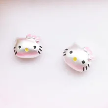 Детский модный Серебряный Забавный розовый кот серьги-гвоздики для маленьких девочек женские Простые подарок на день рождения серьги ювелирные изделия E317