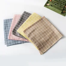 45*45 см, весна, детский Шарфик-нагрудник, модный детский квадратный клетчатый хлопковый шарф с рисунком конопли, маленький шарф