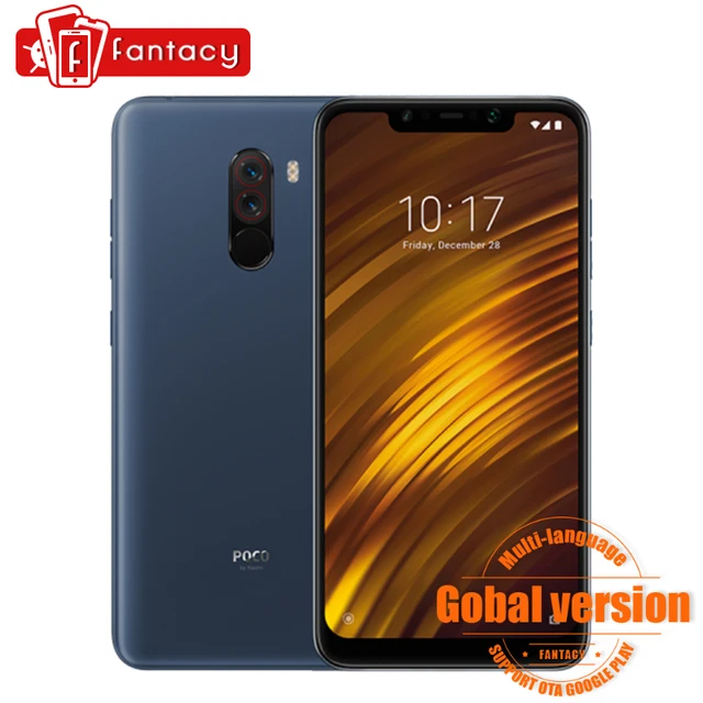 Global Version Xiaomi Pocophone F1 6GB 128GB Snapdragon 845 Octa Core 6.18" 20MP Mobile Phone Face ID Unlock Liquid Cool CE FCC 