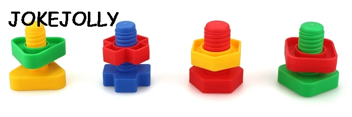 1 set Screw Building Blocks Insert Blocks Nut Shape Kids Educational Gift Toy RS 1 set Screw Building Blocks Insert Blocks Nut Shape Kids Educational Gift Toy RS