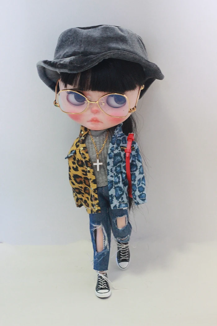 Одежда для кукол Blyth Doll OB24 свитера базовые Полосатые свитера для Azone Momoko JerryBerry Pullip Blyth аксессуары для кукол