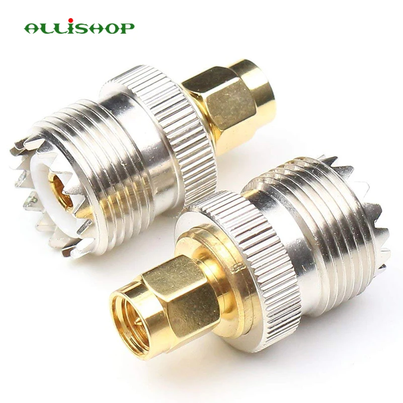 ALLiSHOP Quality SMA Adapter connector UHF SO 239 SO239 Female to SMA