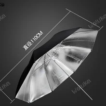 Godox 43 дюймов 110 см внешний черный серебряный отражающий зонтик фотографическое оборудование мягкий навес фотография зонтик CD50 T03