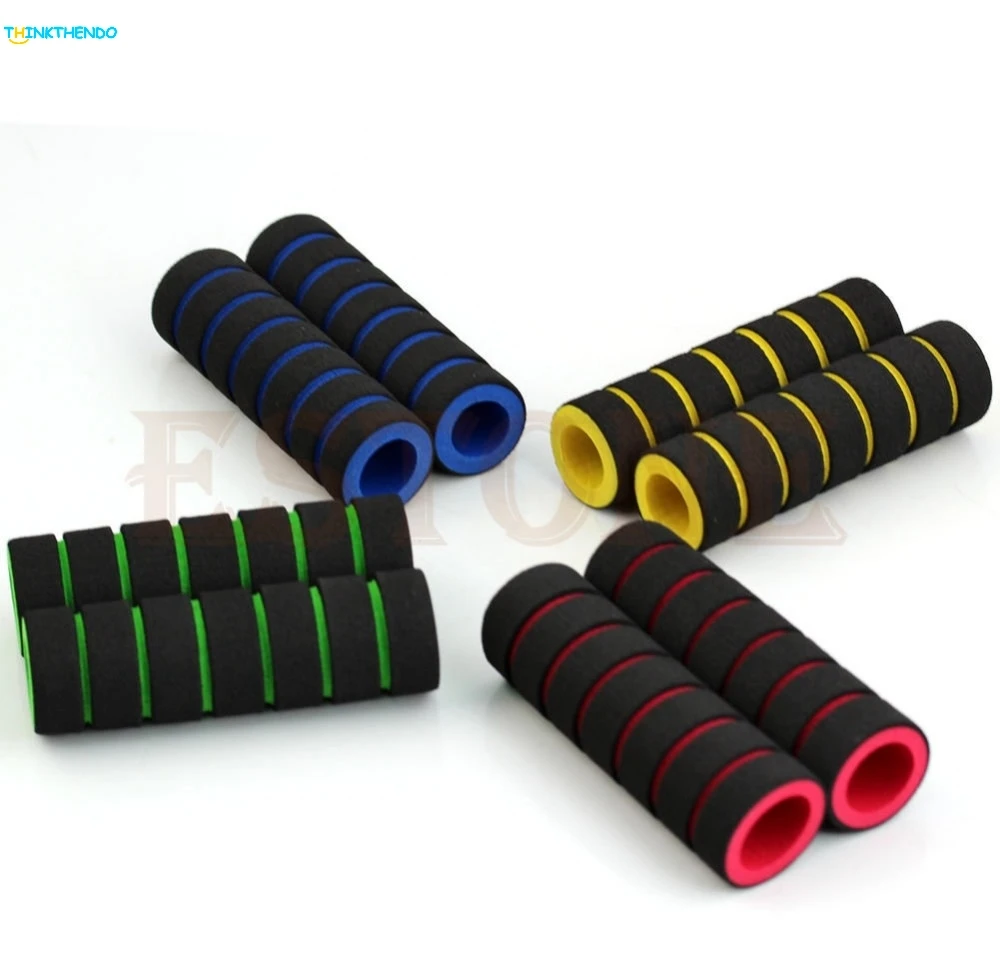 Bike Racing Motorcycle Handle Bar Foam Non-slip Sponge Grip Covers Tool FW