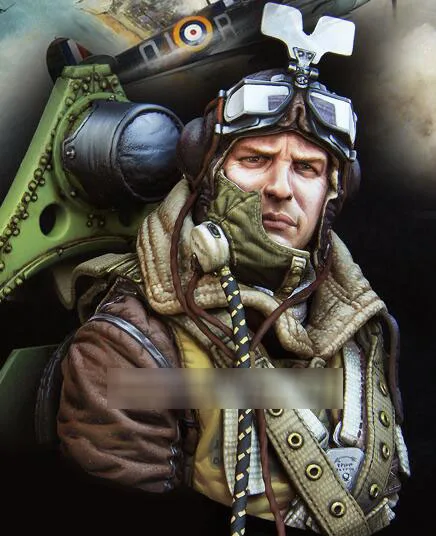 Ceny 1 10 Resin Bust dunkierka British Pilot figurki nie zmontowane Uncolored