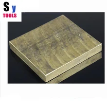 Нож DIY Материал бронза блок пластины 50*50*10 мм, принимаем резки другого размера