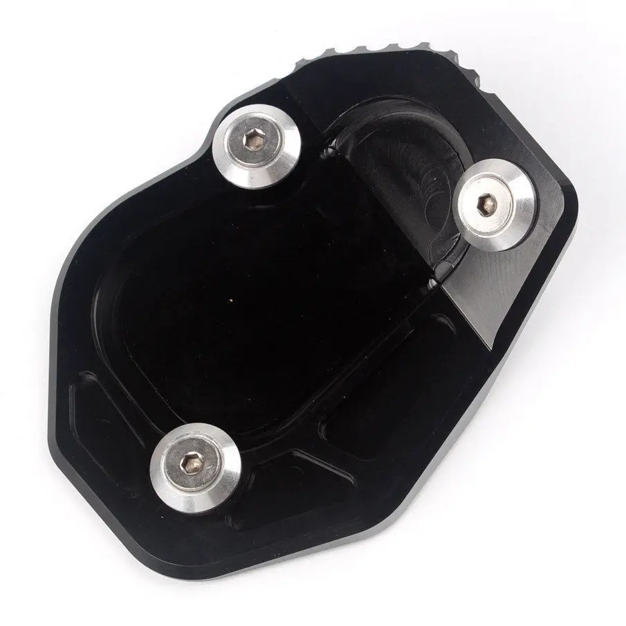  CNC Aluminum Motorcycle Side Kickstand Stand Extension Plate Side Stand Enlarger Pad For BMW R NINE