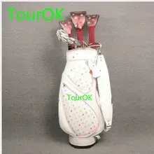 Tourok женские Maruman FL полные клубы установить Drive+ fairway wood+ Утюги графитовая клюшка для гольфа и шлем