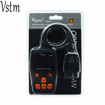 

Original Vgate VS890S OBD2 Scanner Engine Fault Code Reader Analyzer vs890S obd2 Car Diagnostic Scanner